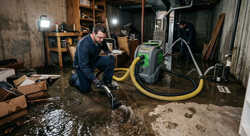 Basement Water Cleanup in Chandler, AZ