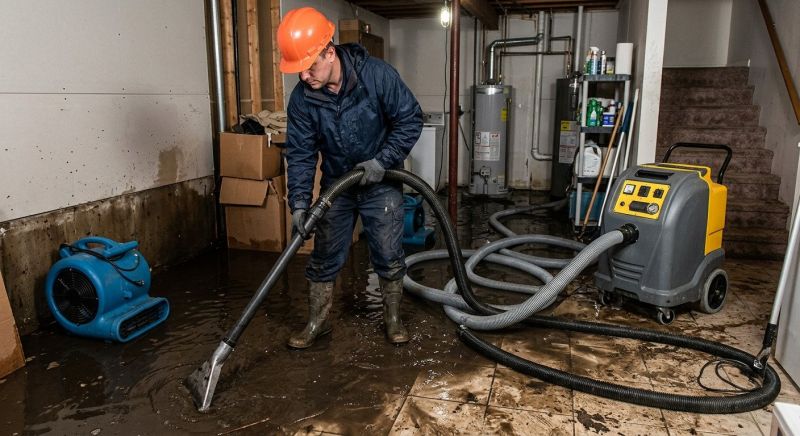 Basement Water Extraction in Gilbert, AZ