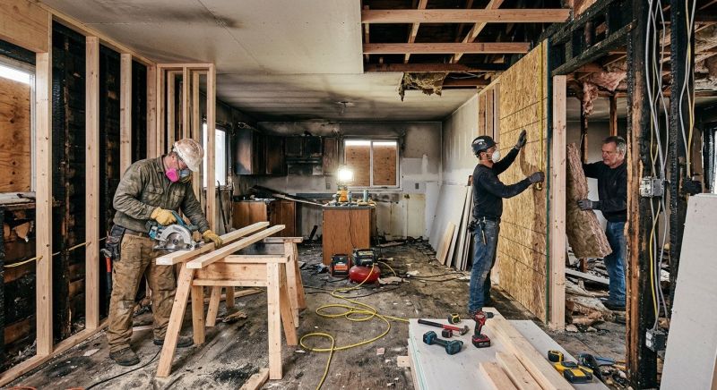 Fire Damage Reconstruction in Fort Mill, SC