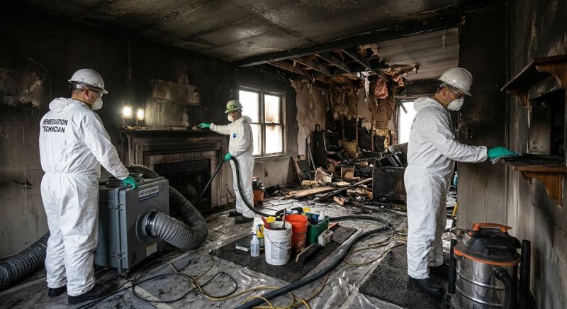 Residential Fire Restoration in Marin County, CA